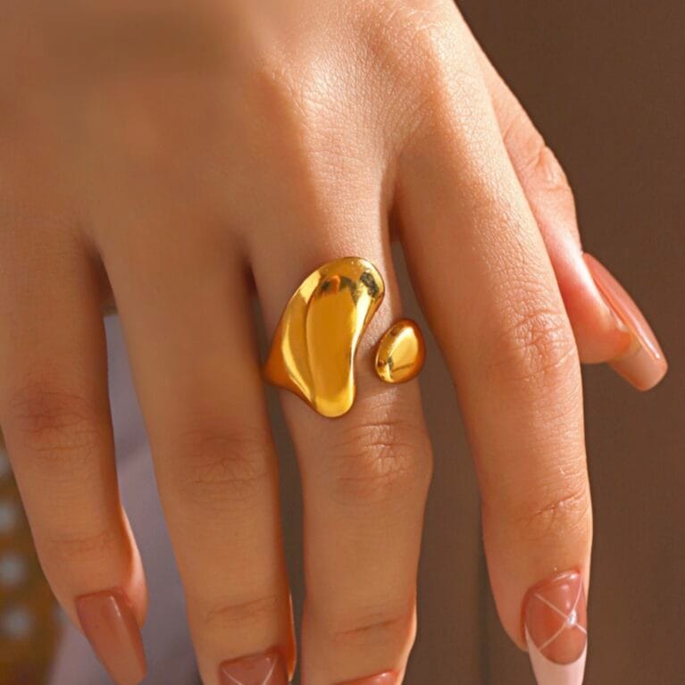 18K Gold-Plated Selena Ring
